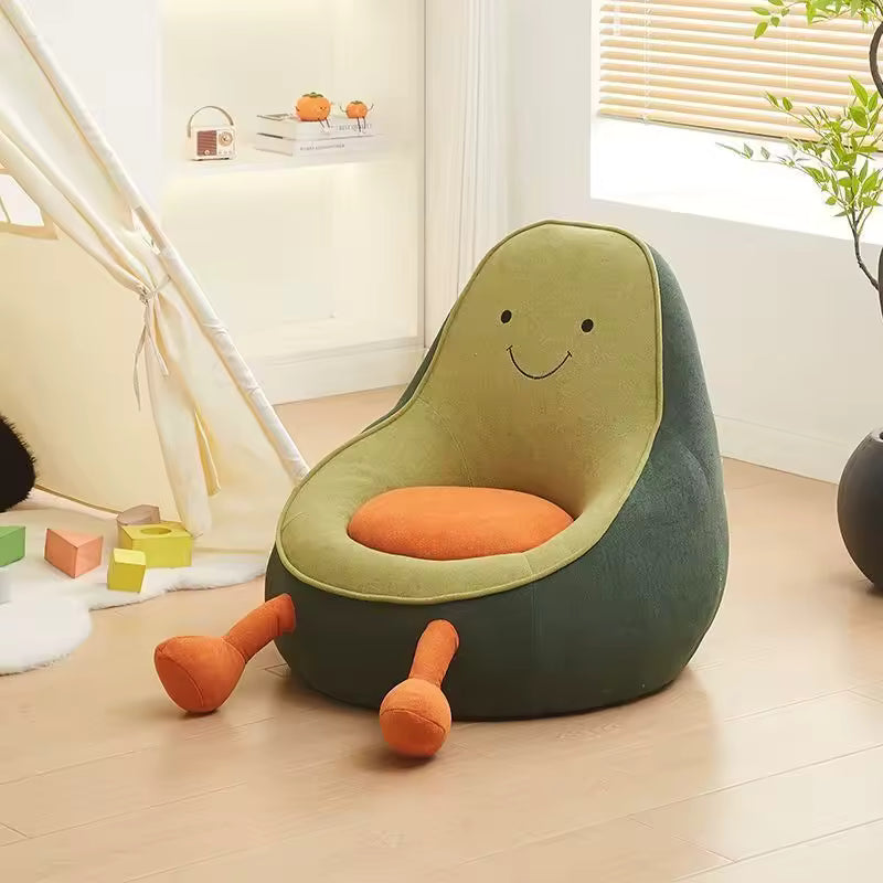 Avocado Cartoon Kids Sofa Bean Bag